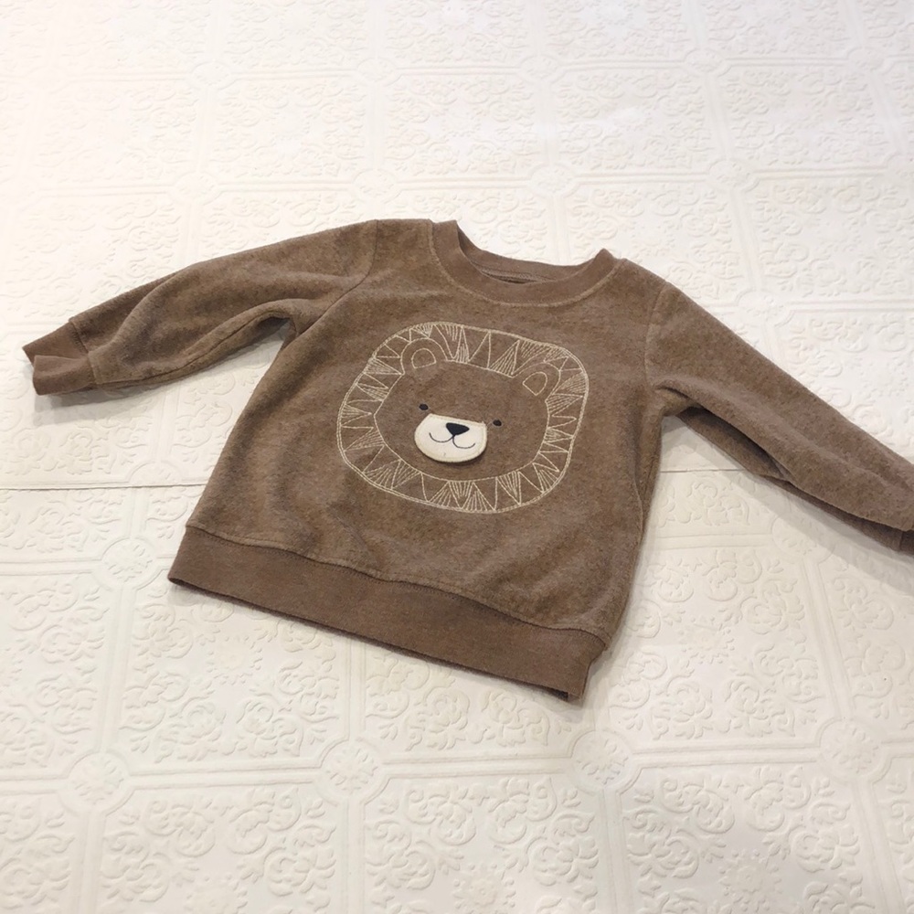 Baby carters lion sweater NWOT size 12 months